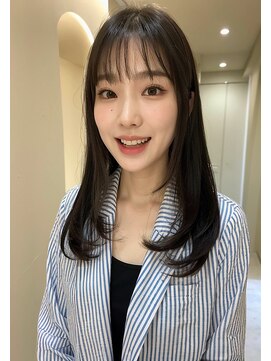 ドロシー 郡山桑野店(Dorothy) ベージュグレー黒髪レイヤーくびれヘア小顔10代20代30代40代