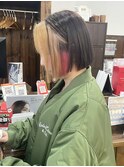 切りっぱなしボブ × 2カラーインナー 【横須賀中央 Really】