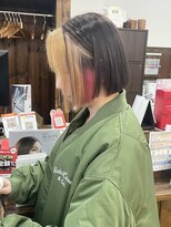 ジャストビューティー リアリー(just beauty Really)&nbsp;切りっぱなしボブ × 2カラーインナー 【横須賀中央 Really】