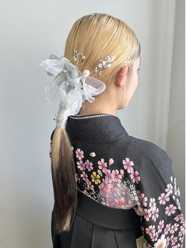 ロットアニバース(lott annibirth) 【髪質改善】リボンアレンジ@mutsumi