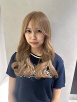 リアン バイ キートス(Lien by kiitos)&nbsp;ハイトーンカラー/ミルクティーベージュ/レイヤーカット