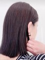 オレンジ(orange) 【まとまり重視のブラントスタイル】未来の毛先を労わる縮毛矯正