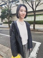 メリケンビューティーパーラー コウベ(MERICAN BEAUTY PARLOR KOBE)&nbsp;大人可愛い似合わせカット小顔前髪黒髪ワンレンボブ