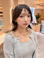 ディーバ 藤沢(D.I.E.V.A) 20代30代40代50代◎ミディアムくびれボブ/艶カラー