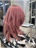 ウルフカット/ハイトーン/ピンク【池袋/本松】