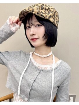 ヨーク(yoke) ミニボブ/レイヤーボブ/ブルーブラック