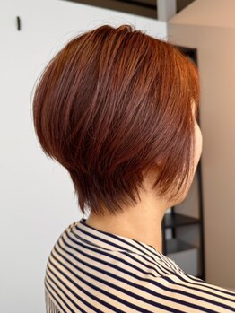 レゼル(Les Ailes)の写真/【盛岡津志田】白髪染めでもおしゃれを楽しむ！暗くならず、ナチュラルで品のある色合いが叶う♪