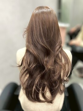 ジエクト カナウ(The Ect canow) 【透明感カラー】韓国風巻き/くすみベージュ/ワンホンヘア