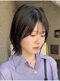 レイヤーボブ/ハッシュカット/外ハネボブ/ウルフ/ミディアム