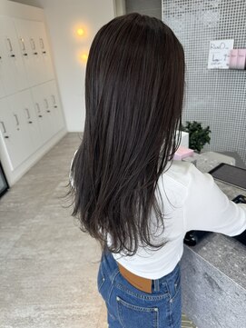 レノ 直江店(RENO) ハイライトカラー　ワンカールロングレイヤー