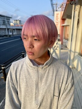 スーパーシーン(SUPER SCENE) MEN’S HAIR/ブルーブラック/フェザーパーマ/宜野湾