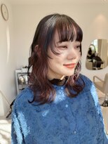 オン キャナルシティ博多前店(on)&nbsp;【哉汰】ミディアムレイヤー/デザインカラー/ボルドールビー20代