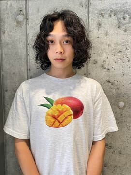 アース 高円寺店(HAIR & MAKE EARTH) メンズボブパーマ!{@02st96 }