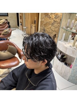 ヘアリゾートエーアイ 新宿西口店(hair resort Ai) センターパート×シャドウパーマ