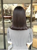 ラベンダーブラウン/酸熱トリートメント