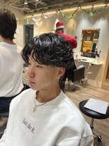 ルースト 渋谷店(ROOST)&nbsp;MEN’S HAIR/波巻ツイストスパイラル/フェザーパーマ/眉毛/渋谷
