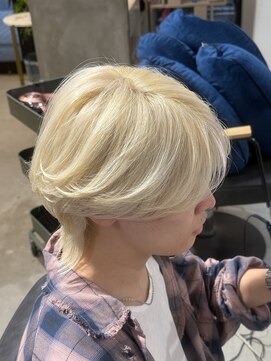 グラスバイネオリーブ 大倉山駅前店(grace by neolive) メンズブリーチオンカラー