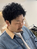 ラヴィズムバイフィフス 長岡古正寺店 長岡駅(LUVISM by fifth)&nbsp;長岡シャドウパーマ緩めスパイラルパーマ波巻きパーマッシュ30代
