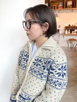 ヘアーアイストゥーレ(HAIR ICI TRE) ◎ブリーチなしカラー◎赤み消しオリーブグレージュで透明感