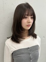 シーク 天神(SEEK)&nbsp;レイヤー/レイヤーカット/ミディアムレイヤー/ベージュカラー