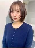 ふわっとオシャレなレイヤーボブ
