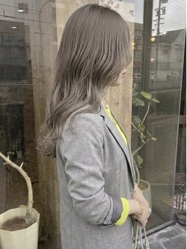 ニコリヘアワークス(nicori hair works) ロング×シアーグレージュ2