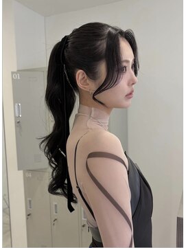 ジア(XIA) ポニーテールヘアアレンジ/１０代20代韓国ヘアアレンジ
