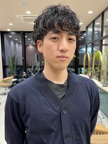 イギー(igggy)&nbsp;メンズパーマ　スパイラルパーマ　マッシュ　メンズカット