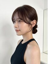 サロンドアレイズ(Salon de A’ la'ise)&nbsp;【Alaise】似合わせ顔まわり×ゆるシニヨン