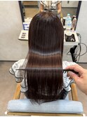 縮毛矯正と同じ日にカラーできます！お任せください。