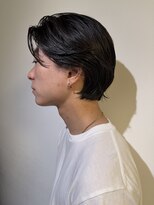 パーク(PARK)&nbsp;メンズセンターパートレイヤーボブ