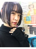 TLONY渋谷hori ミニボブ と インナーカラー