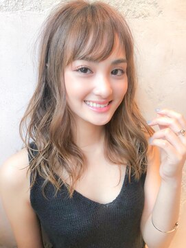 ロンドローズ 名古屋(Lond damaskRose) 【Lond damaskRose】川瀬賢翁　フェアリーウェーブ×流し前髪