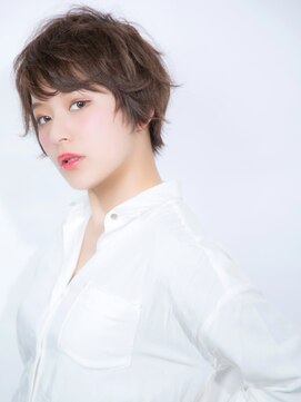 マイラ 銀座(myla) ヘーゼルベージュの透明感小顔ショート【Yamaki】