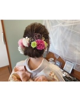 ティーグロス(T+gloss) 着物に合うヘアセット