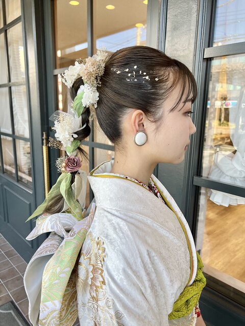 成人式ヘアアレンジ