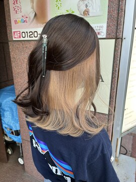 サロンドミルク 溝の口店(salon de MiLK) 20代30代40代/インナーカラー/ミルクティー［溝の口］