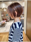 30代、40代/丸みくびれショートボブ/大宮