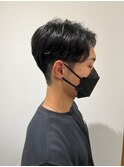 ニュアンスパーマ センターパート メンズパーマ 池袋