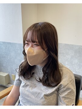 ラフィネ 成増店(raffine) 【 raffine 池田 】ラベンダーベージュ【成増美容室】寒色カラー