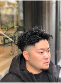 【LUDLOW BLUNT】浮きやすい髪にツーブロックパーマ!
