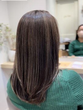 コノアラボ 守谷店(Conoah labo) かわいい白髪ぼかしハイライト/明るい白髪染め/夏ハイライト