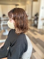 イースタイルコムズヘア 柳通り店(e-style com's hair)&nbsp;#ニュアンスカラー#ハイトーンカラー#前髪パーマ#20代・30代