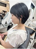 大人可愛い30代40代50ショートボブショート丸みショート