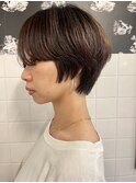 グラデーションショート、ショートカット、レイヤーショート