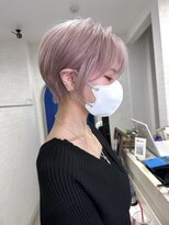 シェミール(CHEMIR) 丸みショートヘアパールベージュグレージュ大人可愛い四日市