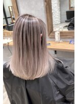 モアナ バイ ヘッドライト 駒沢大学店(Moana by HEADLIGHT)&nbsp;Moana【駒沢】#ケアブリーチ#バレイヤージュ#ミルクティー