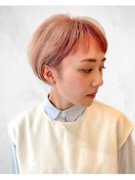 ビープ(beep) インナーピンクショートヘア【赤羽】