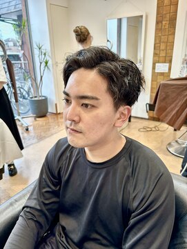 リシェールグリーン 越谷花田店(RICHAIR GREEN) ダークアッシュ/アッシュブラック/カルマパーマ