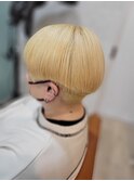 ハイトーン刈り上げマッシュ/Hair Stylist MAFUYU